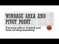 Windage Area And Pivot Point Turning Effect Of Wind And Trim On Ship Handling
