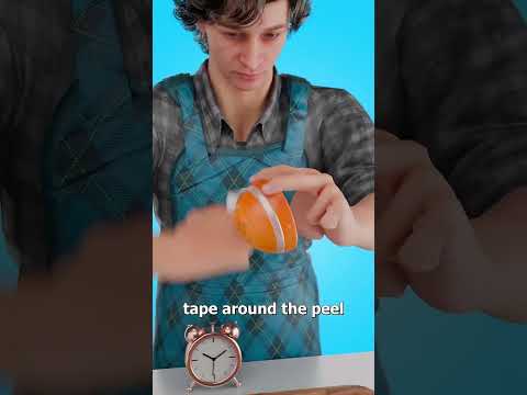 Orange Peel Cup hack 🍊 #hacks #shorts