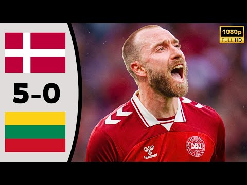 Denmark Vs Lithuania 5-0 | EXTENDED HIGHLIGHTS | Friendly | Christian Eriksen