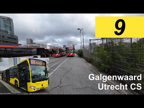 U-OV lijn 9: Galgenwaard - Utrecht CS Jaarbeurszijde | Qbuzz Utrecht | Qbuzz 4149 | 2024