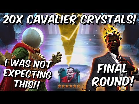 20x 6 Star Sunspot Cavalier Featured Crystal Opening Final Round! - Marvel Contest of Champions