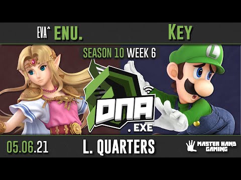 DNA.EXE S10:W6 - Key (Luigi) Vs. EVA^ | enu. (Zelda) - L Quarterfinals