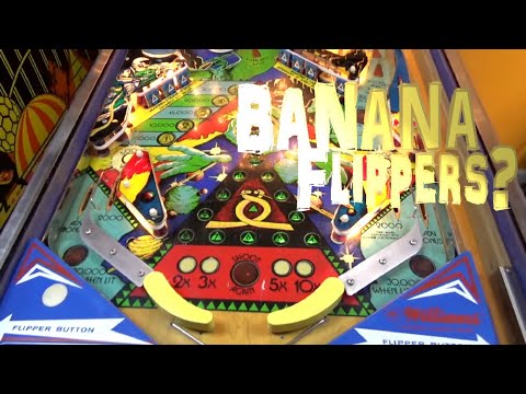 Williams' Weird BANANA FLIPPER Idea They Tried on Time Warp, Disco Fever - Pinball Machine Repair