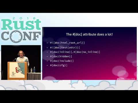 RustConf 2018 - The Dark Secrets Lurking Inside cargo doc by Quiet Misdreavus