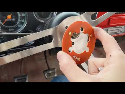 1965 - 1970 60's 70's GMC Chevy C10 steering wheel horn replacement