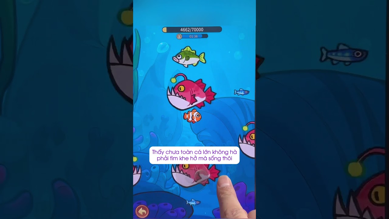 Cá lớn nuốt cá bé 200 IQ