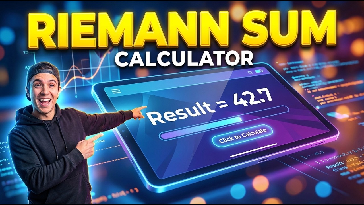 Riemann Sum Interactive Calculator