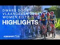 OUTPACED 🔥 | Dwars door Vlaanderen 2024 Women's Race Highlights | Eurosport Cycling