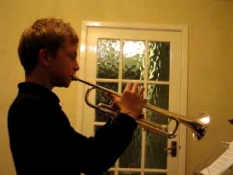 Mario Brothers theme tune on trumpet - Alex