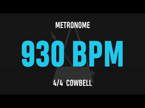 930 BPM 4/4 - Best Metronome (Cowbell)