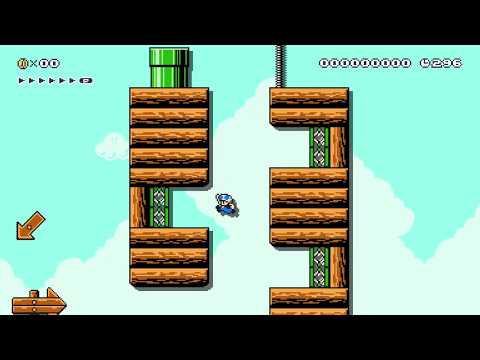 dont fall! by b0ss baby - Super Mario Maker 2 - No Commentary 1bz