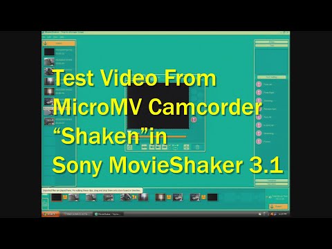 MicroMv footage "shaken" from Sony MovieShaker 3.1