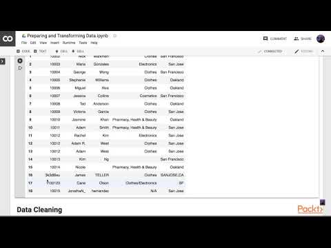 Hands On Data Analytics for Beginners with Google Colaboratory Data Quality | packtpub com