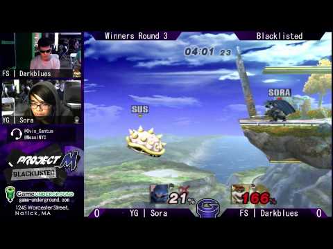 Blacklisted PM Bracket WR2: YG | Sora (Marth) vs. FS | Darkblues (Bowser)