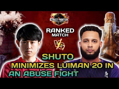 SF6 ▰ Shuto  ( Akuma ) VS Luiman 20 ( Dhalsim ) ▰ High Level Gameplay