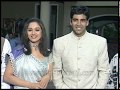 Madhuri Dixit Akshay Kumar Saif Ali Khan During The Filming Of Arzoo Movie