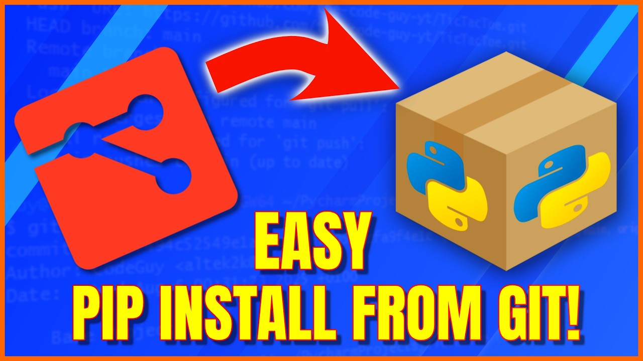 Easy Pip Install from Git — No More Python Package Nightmares