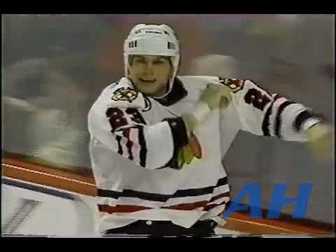 NHL Dec. 15, 1991 Stu Grimson,CHI v Dave Brown,PHI Chicago Blackhawks Philadelphia Flyers