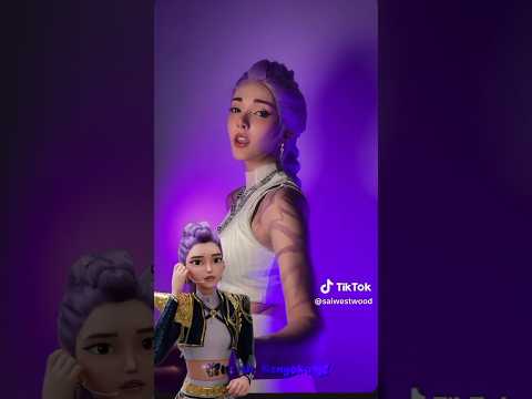 huntrix demon hunters singing this is what it sounds like|k-pop cosplay||#trending #fyp #jinu #mira