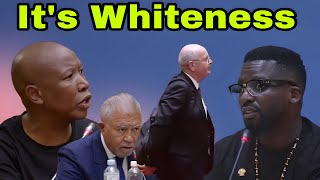 Julius Malema respond to Paul O'Sullivan Walking out. It's Whiteness.