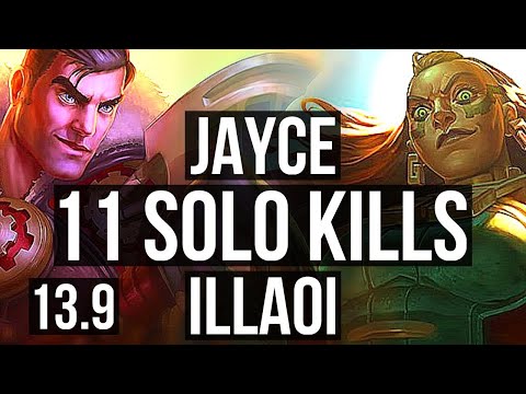 JAYCE vs ILLAOI (TOP) | 11 solo kills | KR Diamond | 13.9