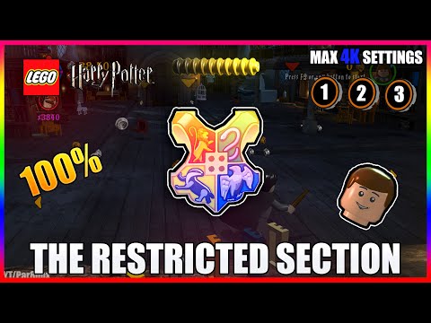The Restricted Section | Lego Harry Potter | ALL Collectables Walkthrough