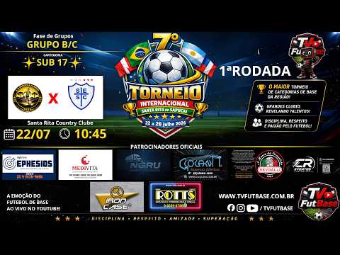 🔴SUB 17 AS 10:45 1ª BORUSSIA X SANTA CRUZ –  7º Torneio Internacional.