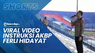 Video Instruksi AKBP Ferli Hidayat sebelum laga Arema vs Persebaya, Minta Tak Lakukan Kekerasan