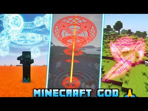 Minecraft But Use super God power 😲 Minecraft Mod | Minecraft Hindi!!