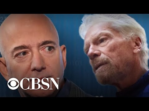 Billionaires' race to space heats up