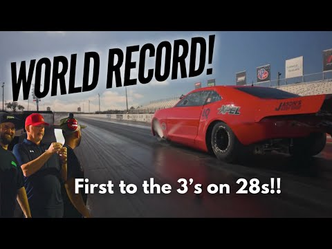 First to the 3s on 28" slicks!!