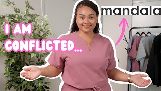 Mandala Scrubs Try-On | Curvy Girl First Impressions