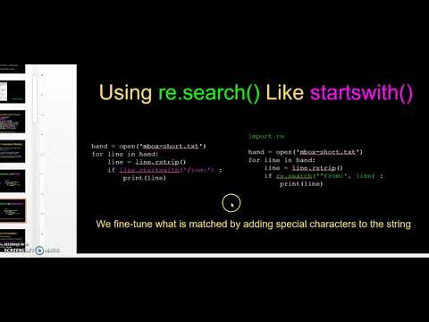 Python Application Programming 17cs664 Module3 Regular Expression Part23