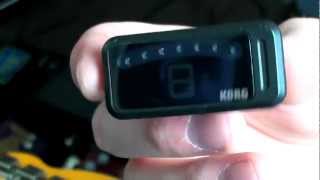 Video thumbnail for Korg PC-1 Clip on Guitar Tuner by intheblues
