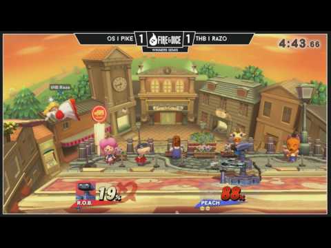 Smash 4 Arcadian: oS | Pike (R.O.B.) v TBH | Razo