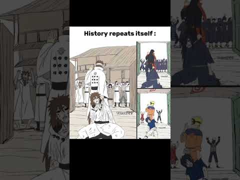 History repeats itself 🗿 #naruto #sasuke #madara #hashirama #anime #fypシ゚viral
