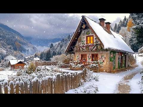 Bucovina Winter Wonderland | Isolated Village & Peaceful Snowfall ASMR Experience