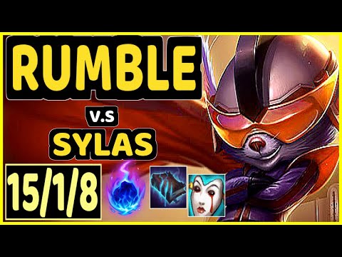 BEANSU (RUMBLE) vs SYLAS - 15/1/8 KDA MID CHALLENGER GAMEPLAY - EUW