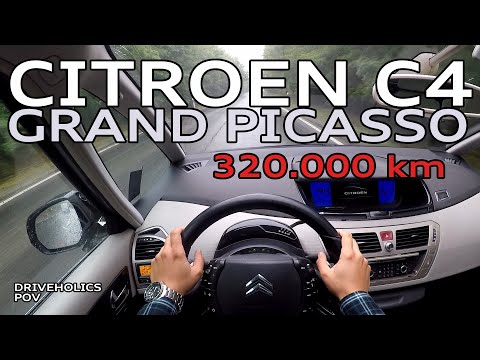 2009 Citroen C4 Grand Picasso 1.6 HDi with 320.000 km (MCP6 automatic) - POV test drive