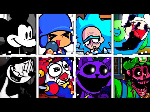 HAPPY 2.5 but Every Turn a Different Character Sings 🎶⚡ (FNF Happy 2.5)