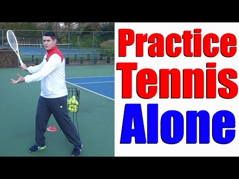 YouTube video about: How to practice tennis by yourself?