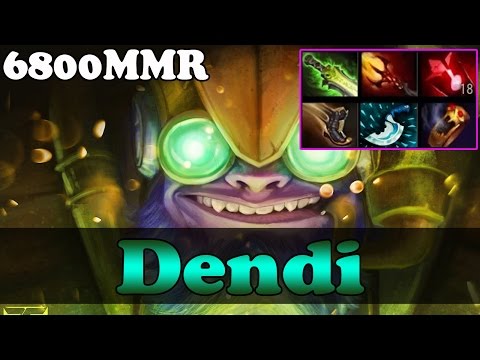 Dota 2 - Dendi 6800 MMR Plays Tinker Vol 4 - 2 Games - Ranked Match Gameplay!
