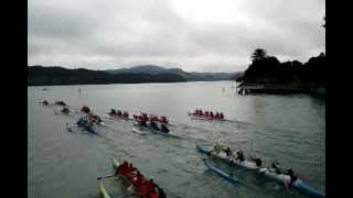 preview picture of video 'Waka ama - Raglan 26th May 2012 (pt 1/2)'