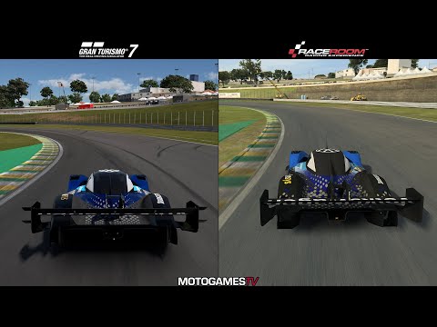 Gran Turismo 7 vs RaceRoom Racing Experience - Volkswagen ID. R at Interlagos Comparison