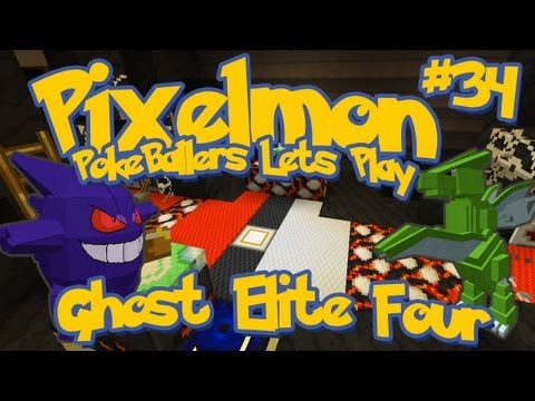 Pixelmon Server Minecraft Pokemon Mod Pokeballers Lets Play! Ep 33 - Ghost Elite Four !