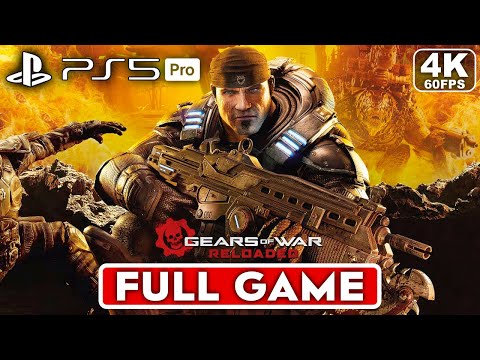 GEARS OF WAR RELOADED Gameplay Walkthrough FULL GAME [4K 60FPS PS5] - No Commentary