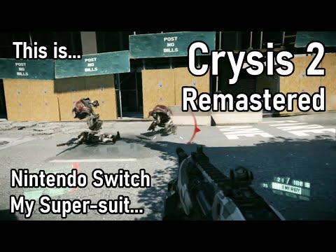 This is Crysis 2 Remastered for the Nintendo Switch