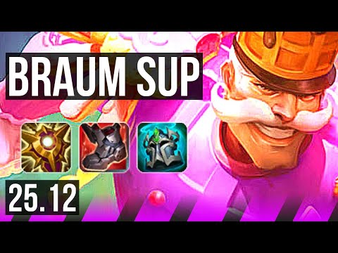 BRAUM & Aphelios vs PYKE & Kai'Sa (SUP) | KR Master | 25.12