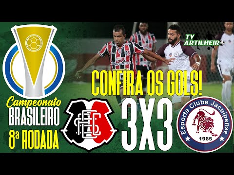 [Série C '20] 8ª Rodada | Santa Cruz FC 3 X 3 Jacuipense EC | Confira Os Gols | TV ARTILHEIRO