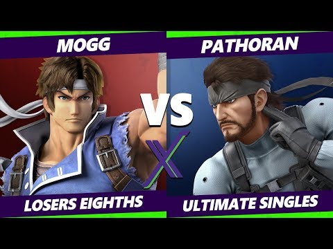 Smash Ultimate Tournament - Mogg (Richter) Vs. Pathoran (Snake) S@X 284 SSBU Losers Top 8
